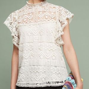 Anthropologie - Maeve "Valerie" Lace Top - Size XS